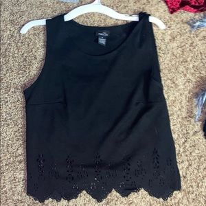 black tank top